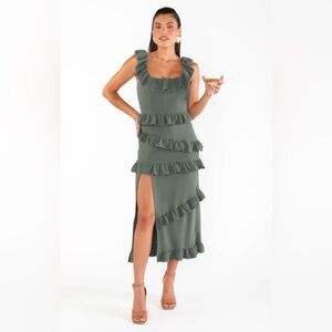 Show Me Your Mumu | Greta Dress Sage, size S
